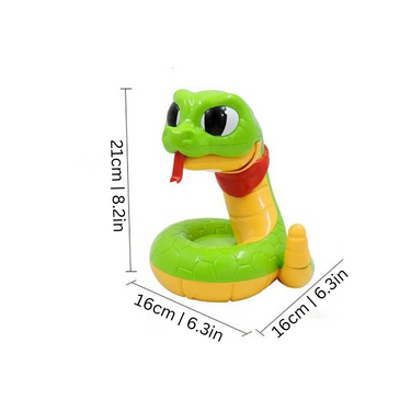SlangenSchat | Emocionante diversión de excavación - Juego eléctrico de búsqueda de oro con serpiente de cascabel
